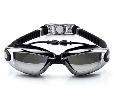Swimming Goggles for Men & Women – Anti-Fog UV Protection, Waterproof, Adjustable Silicone Swim Goggles for Adults & Kids